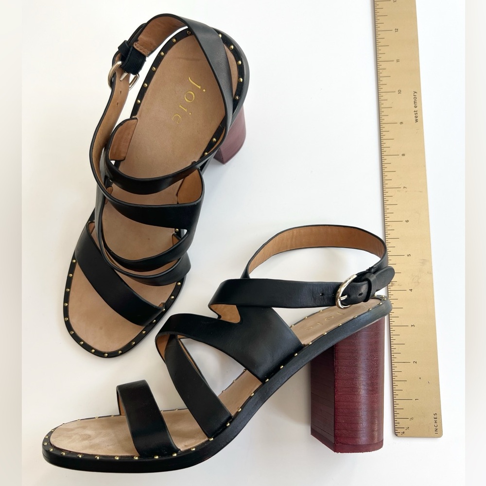 NWOB Joie Onfer Black Wrap Sandal Size 6 (36) - Picture 6 of 7